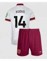 West Ham United Mohammed Kudus #14 Kolmaspaita Lasten 2024-25 Lyhythihainen (+ shortsit)